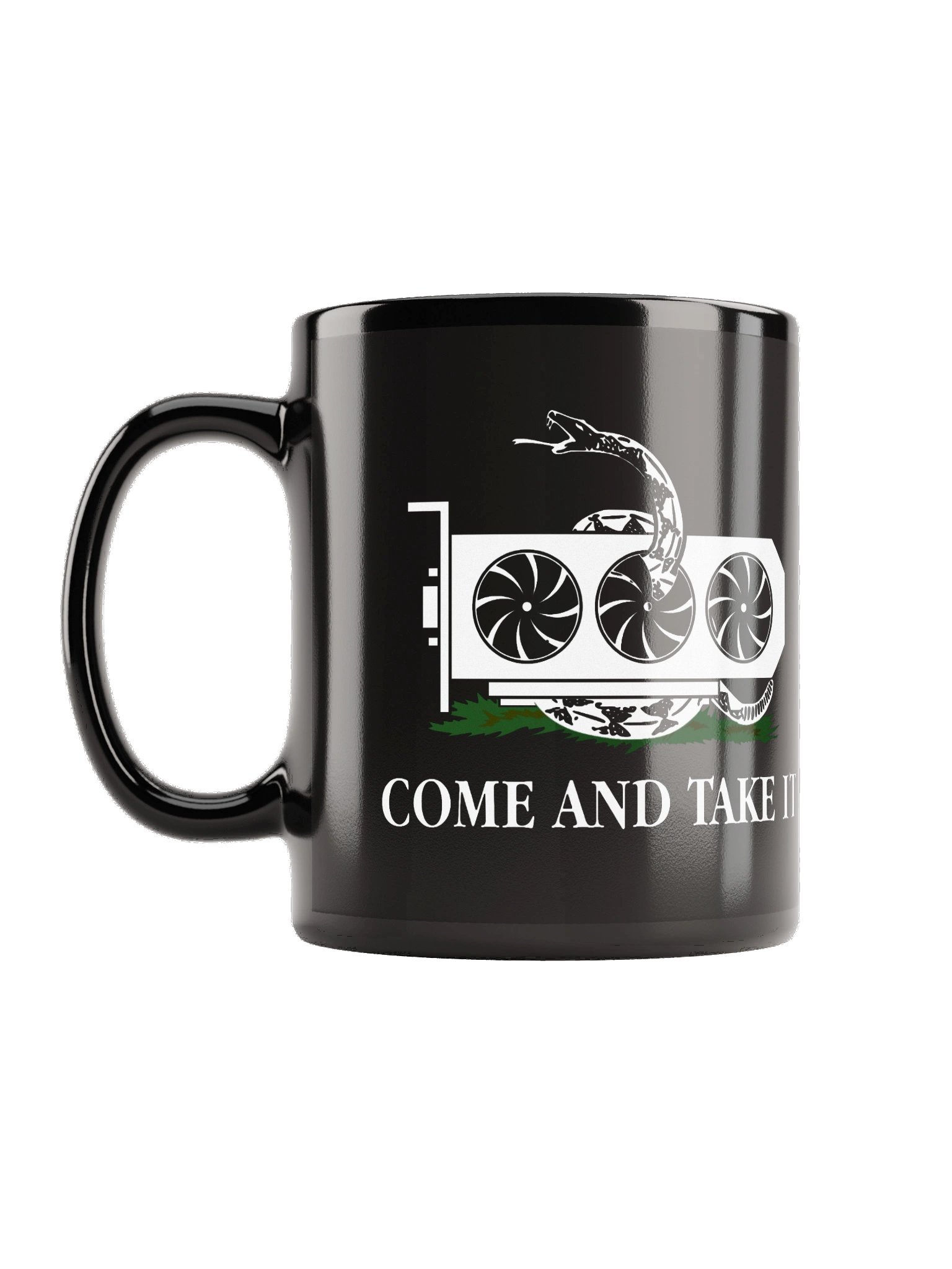 come and take it gpu mug black (100% ceramic) product image (1)