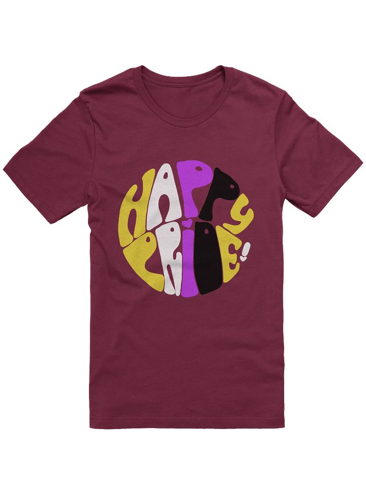Nonbinary Happy Pride big print tee product image (1)