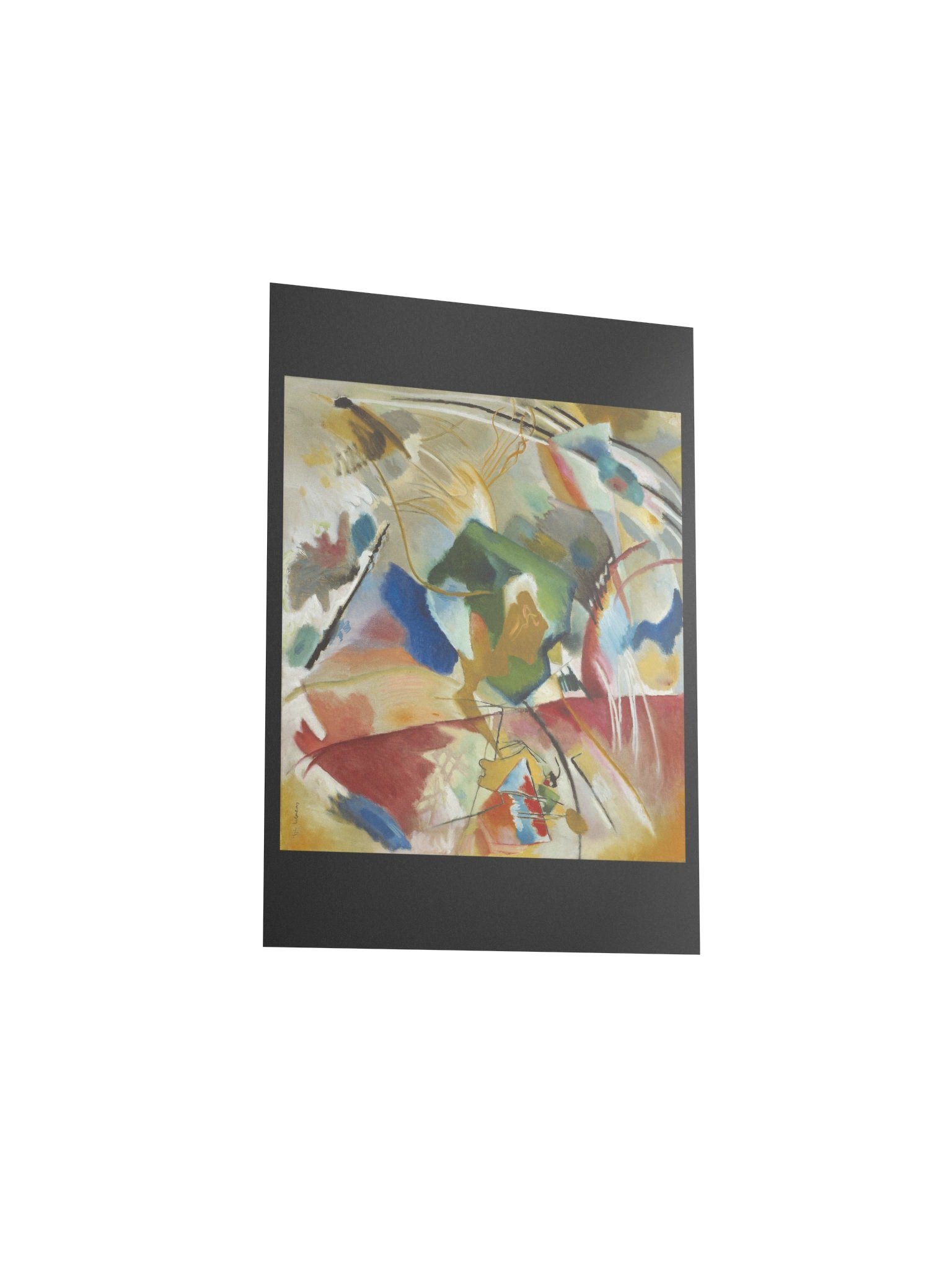 Kandinsky, Painting with Green Center — Fine-Art Poster product image (4)
