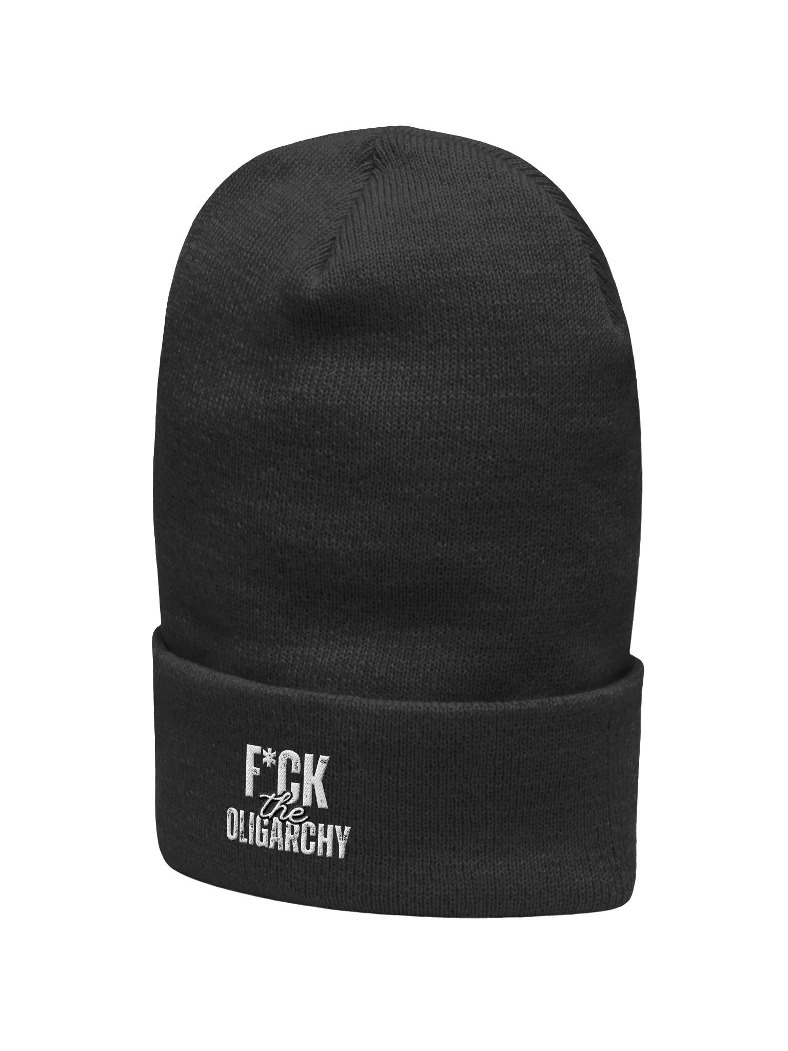 F*ck The Oligarchy Cuffed Beanie product image (2)