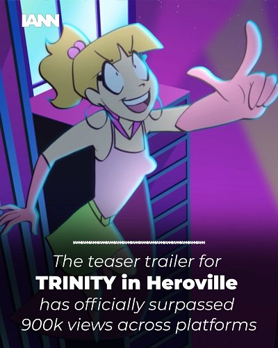 The teaser trailer for “TRINITY in Heroville” by Trinity (@binscurtis) has surpassed 900k views across platforms just on offi...