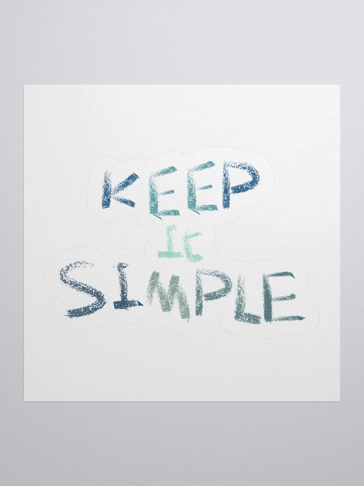 Simplify Your Style Stickers product image (2)