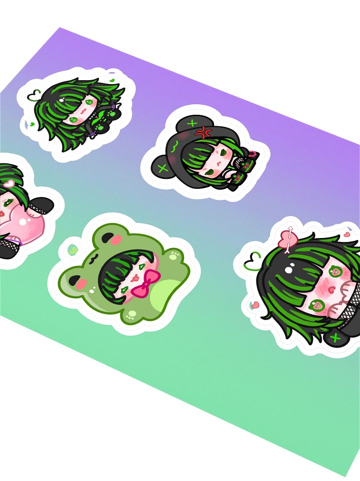 Chibi Vex Sticker Sheet pt 1 product image (2)