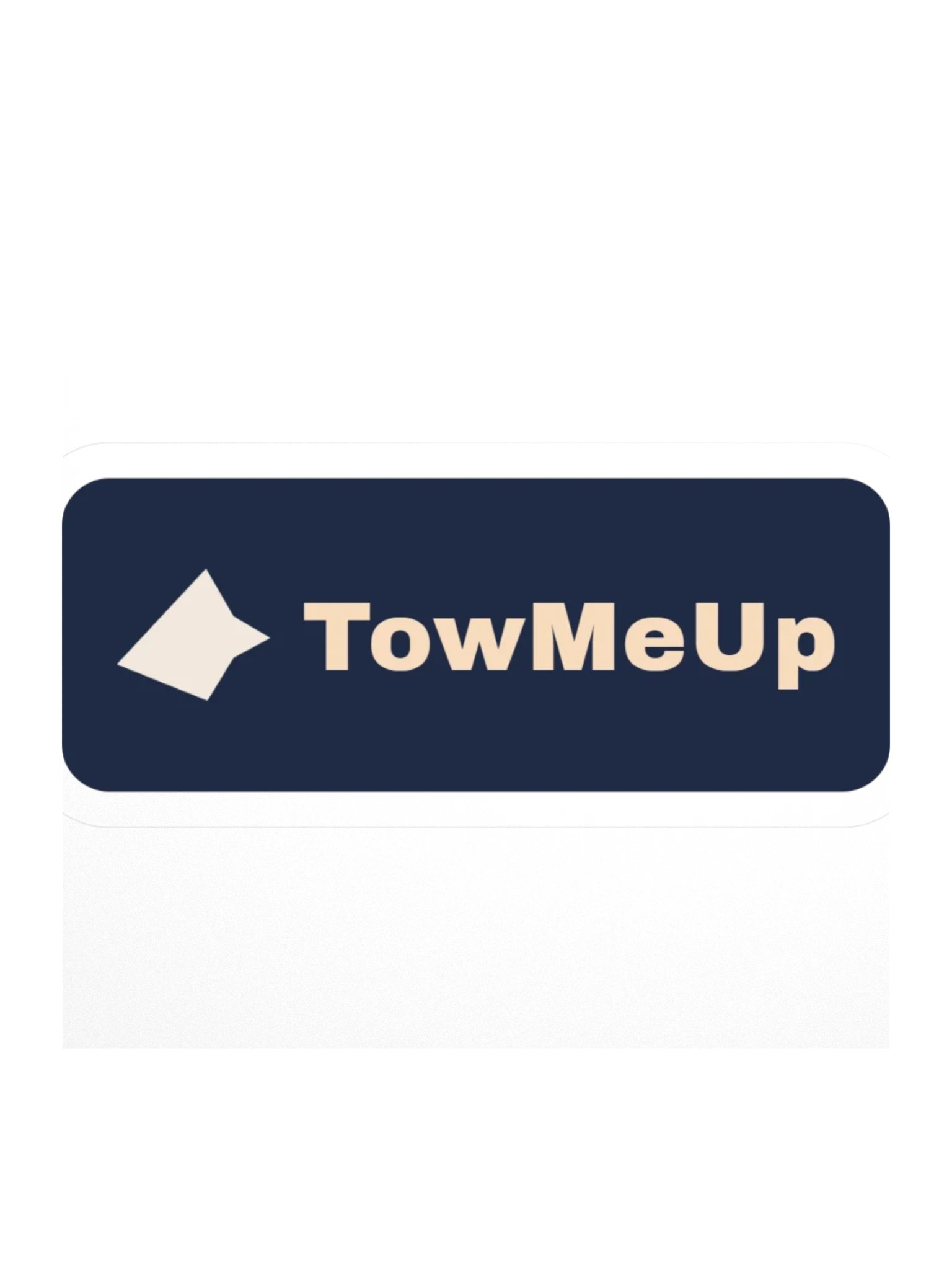 TowMeUp sticker, indoor use product image (1)