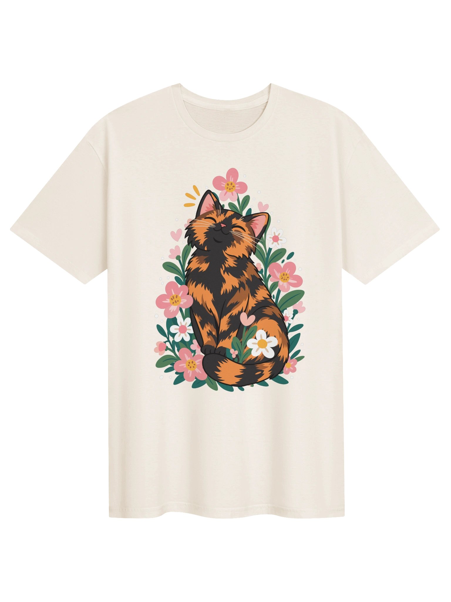 Caught In Bloom Torie Cat Shirt product image (32)