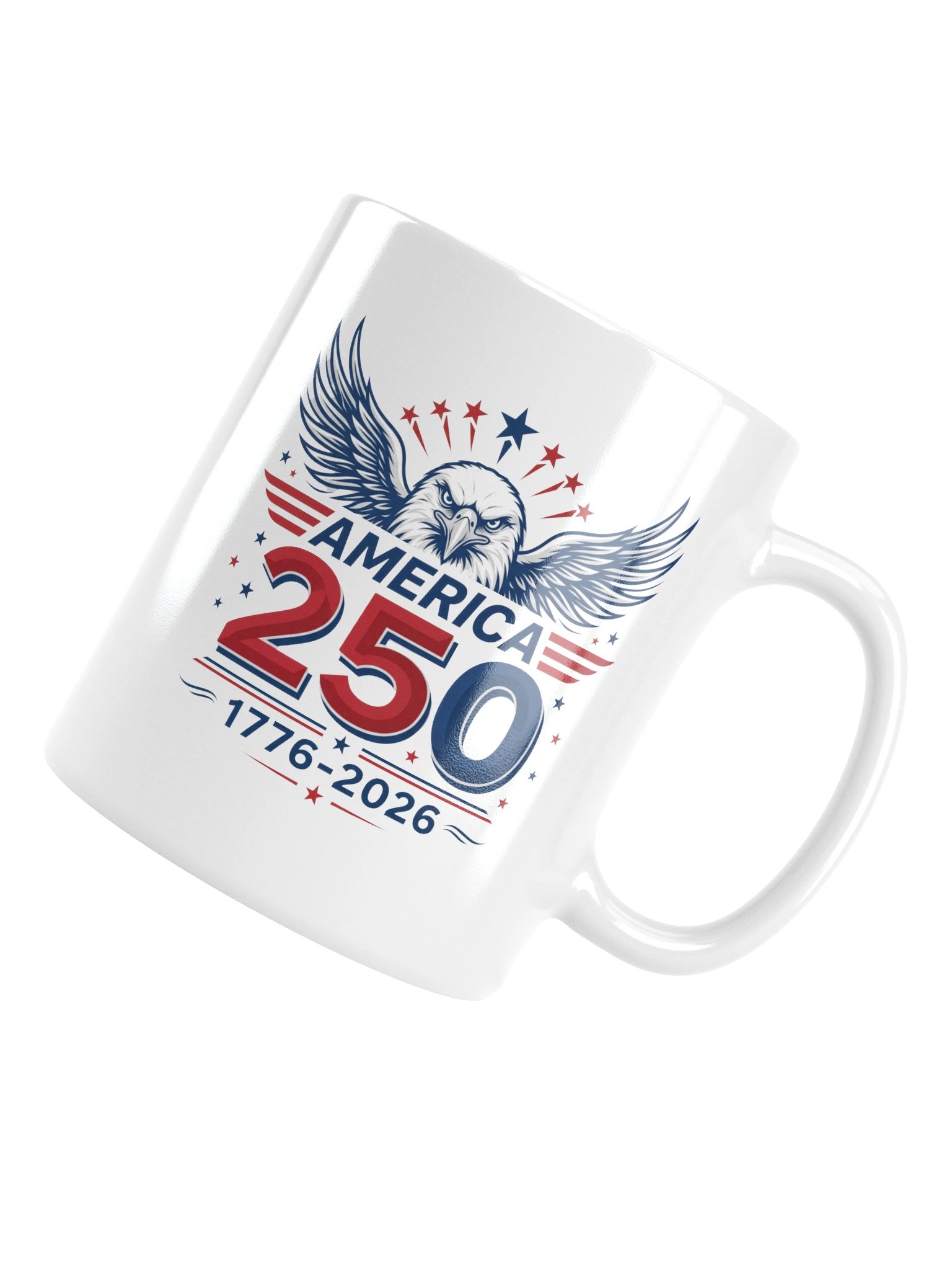 America 250th Anniversary Bald Eagle Patriotic T-Shirt product image (6)