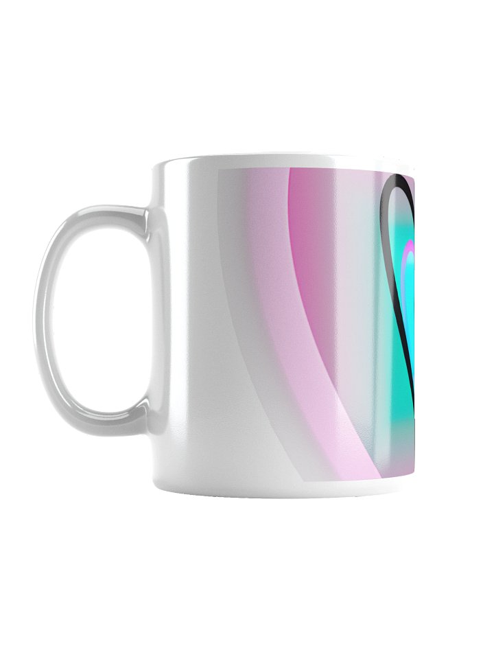 Neon Orbit White Glossy Mug product image (1)