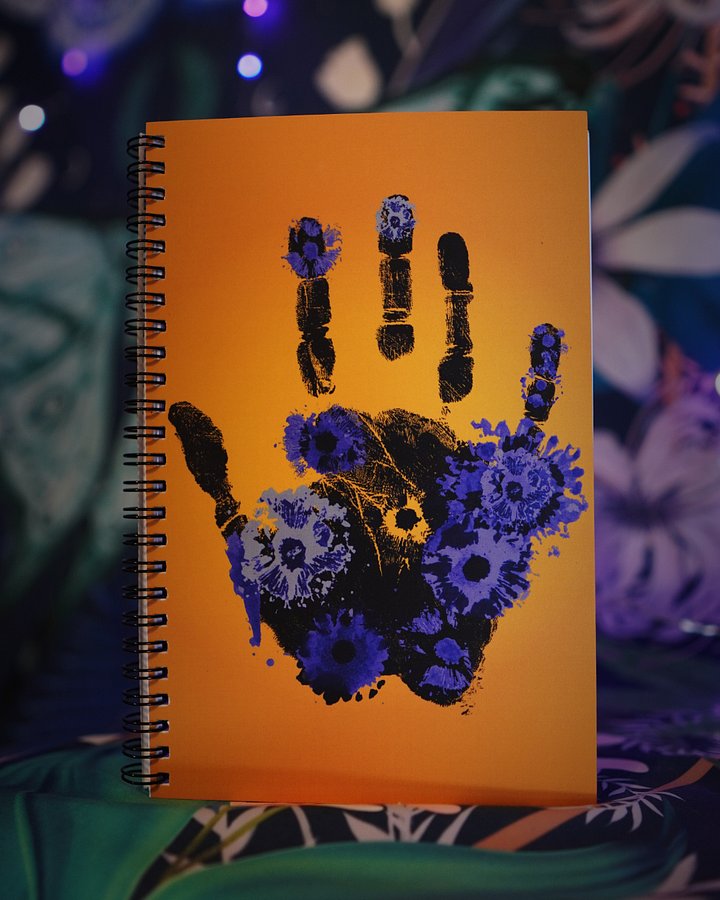 Flower Print Notebook product image (1)