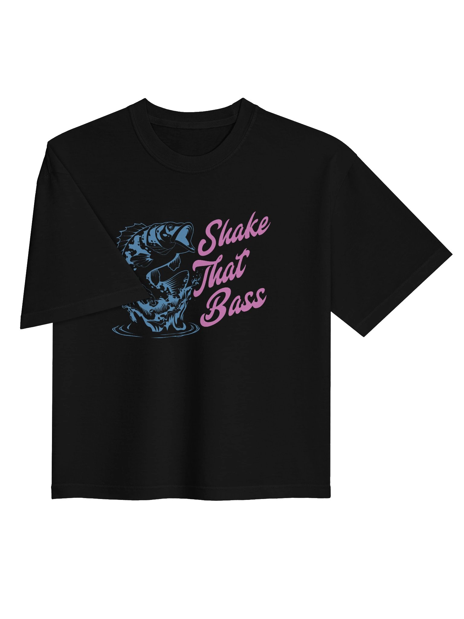 Shake That Bass — Blue Fish Graphic Women's Boxy Tee product image (15)
