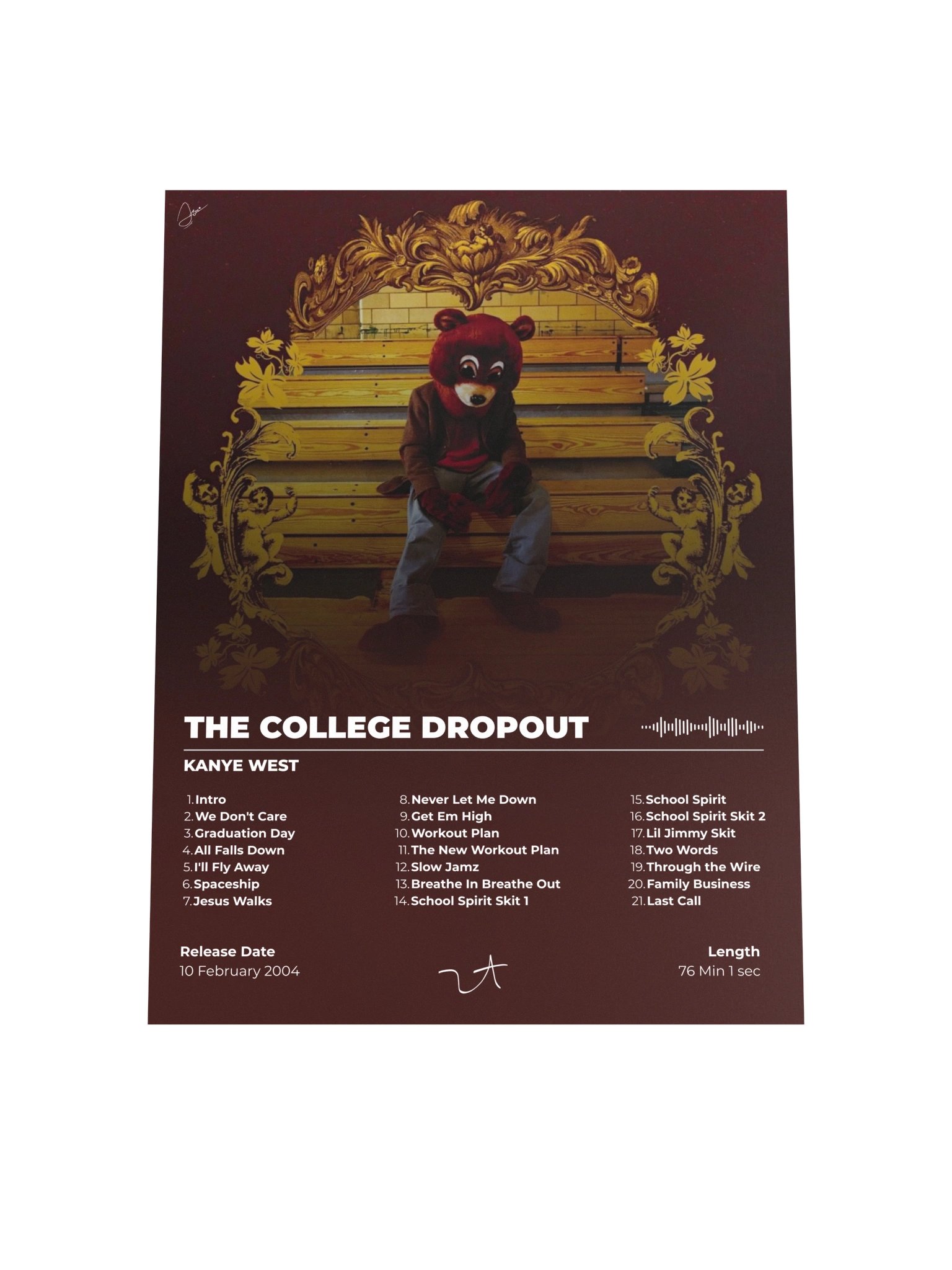 The College Dropout Poster product image (8)