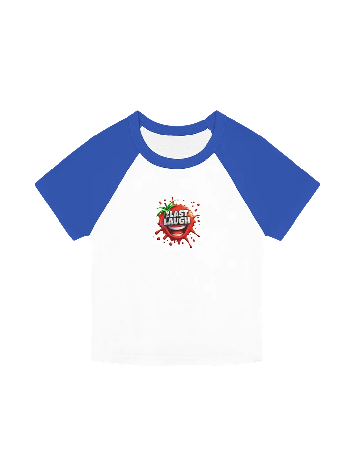 The Last Laugh Raglan Baby Tee product image (1)