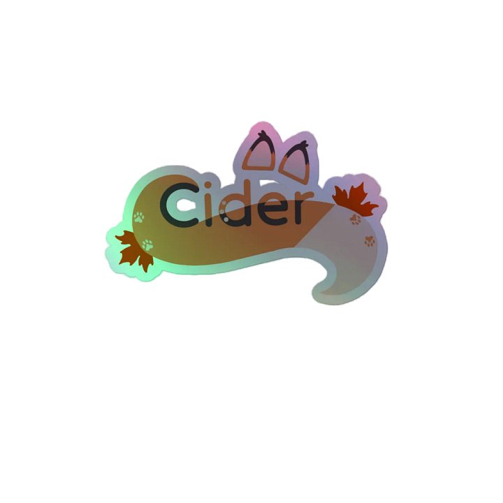 Shiny Cider Logo Sticker product image (2)