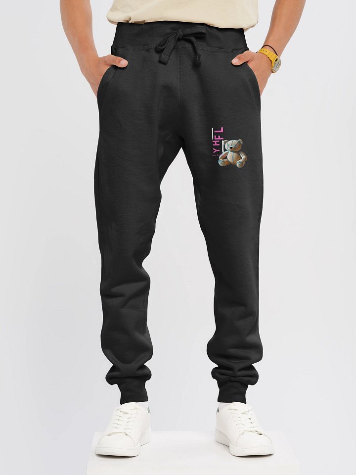 Playful Teddy Bear Fleece Joggers product image (2)