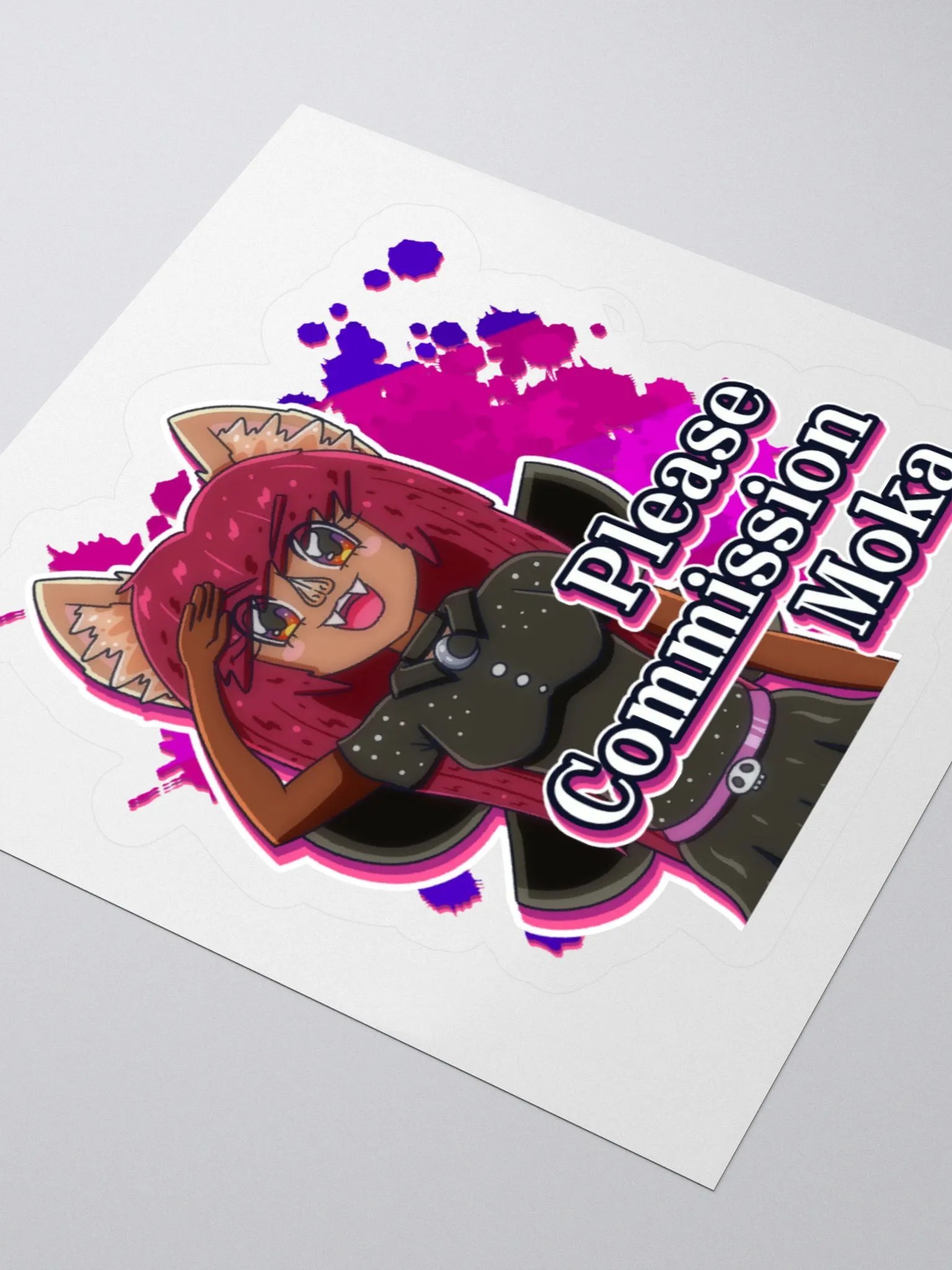 Please Commission Moka Stickers product image (12)