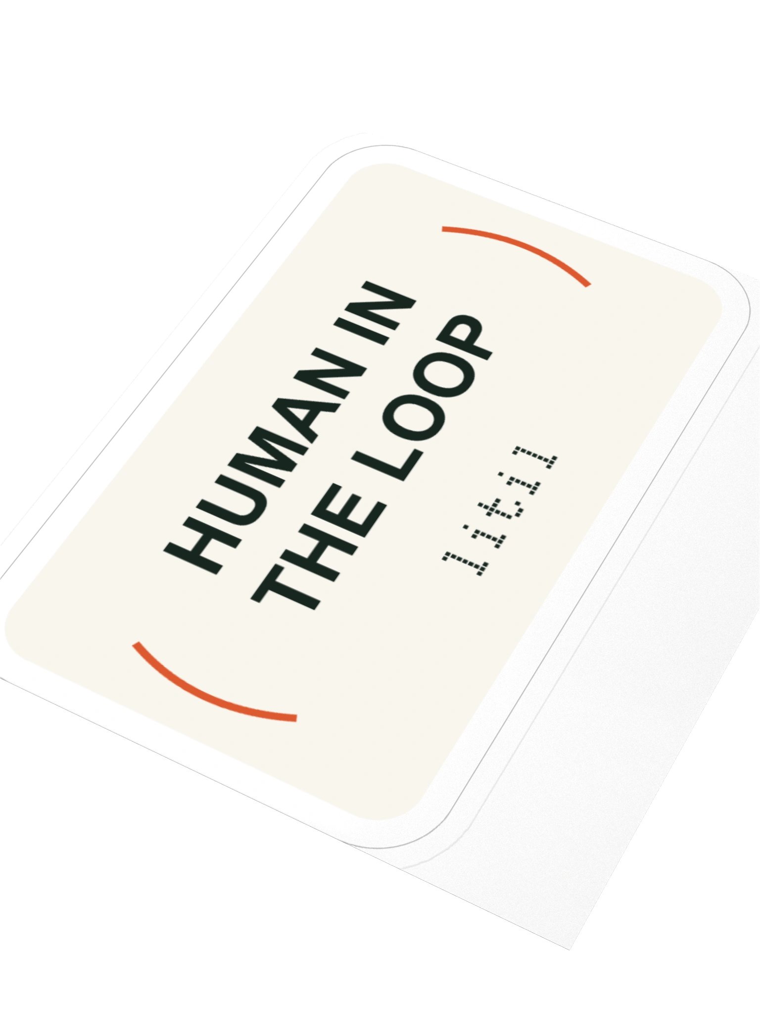 Human in the Loop sticker product image (3)