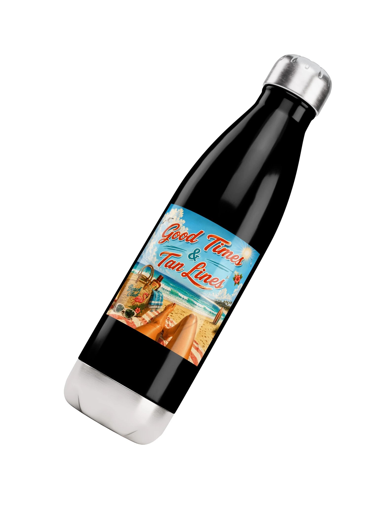 Atomic Vacation Club™ Good Times & Tan Lines Stainless Steel Water Bottle product image (7)