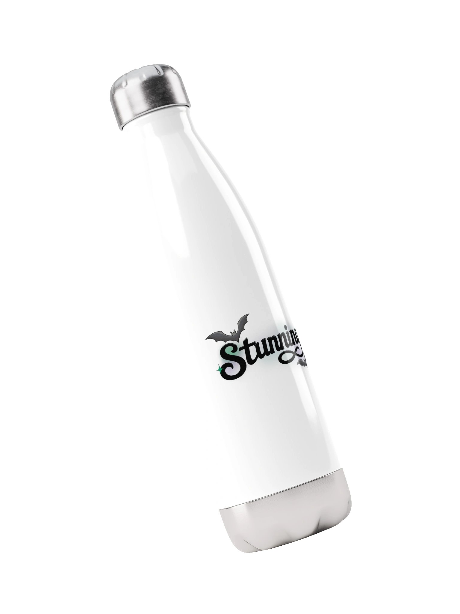 Stunning In White Insulated Water Bottle product image (8)