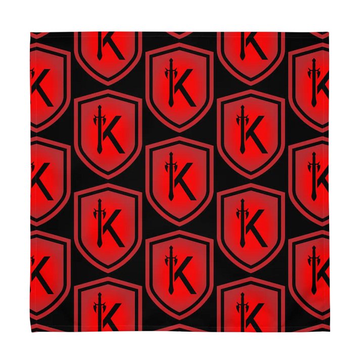 K-Shield Logo Pattern Napkin Set. product image (1)