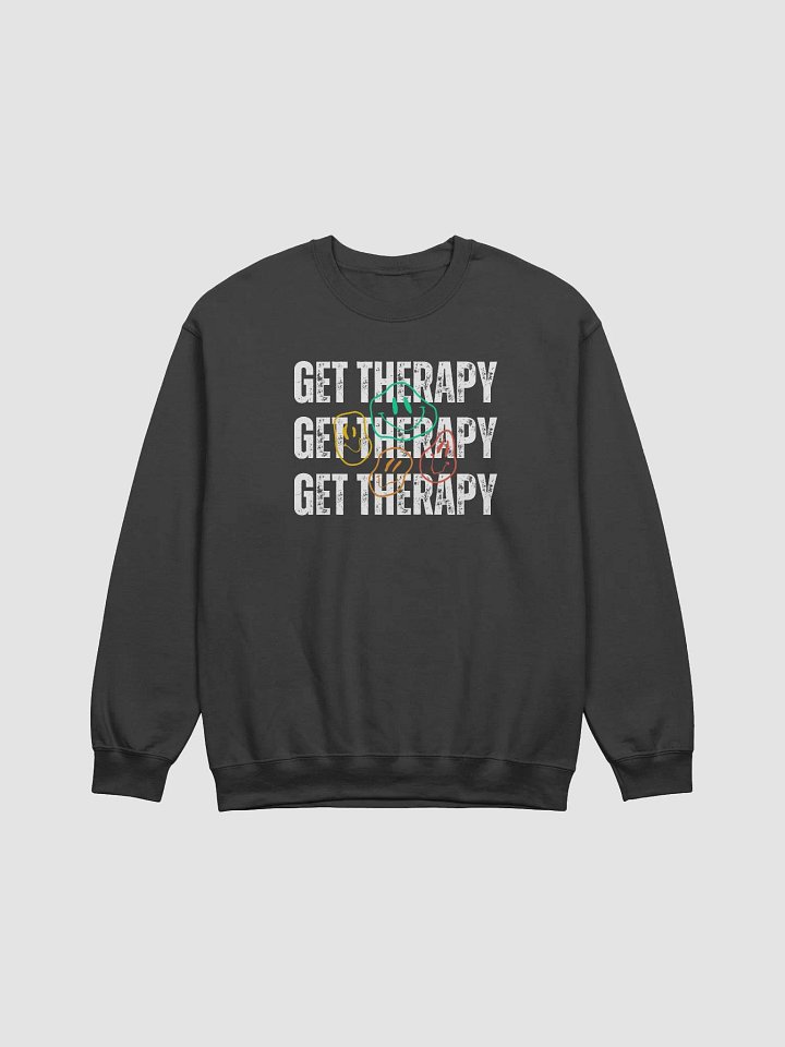 Get Therapy Smiley Faces - Crewneck Sweatshirt product image (1)