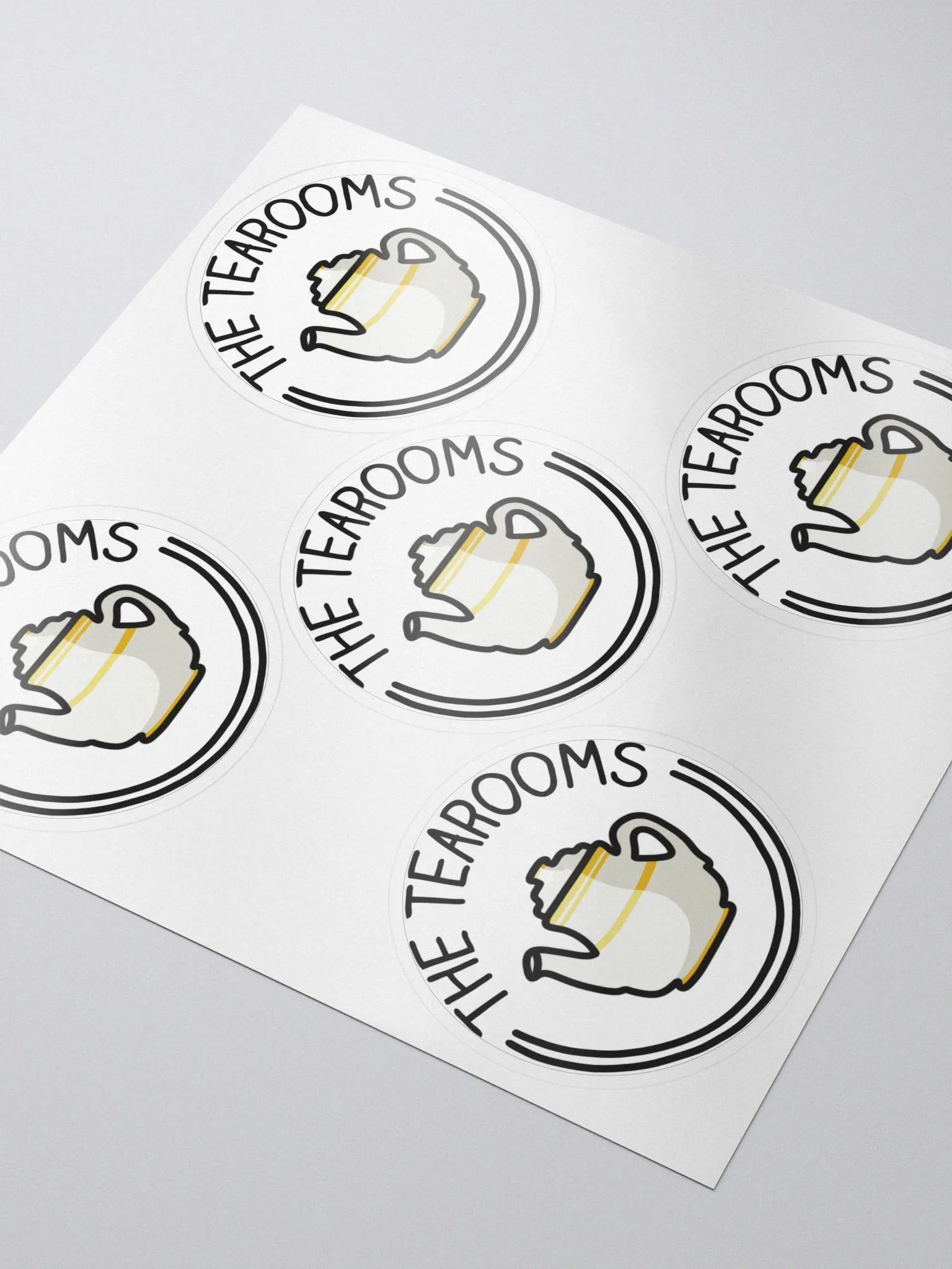 Sticker Sheet - The Tearooms Logo product image (3)