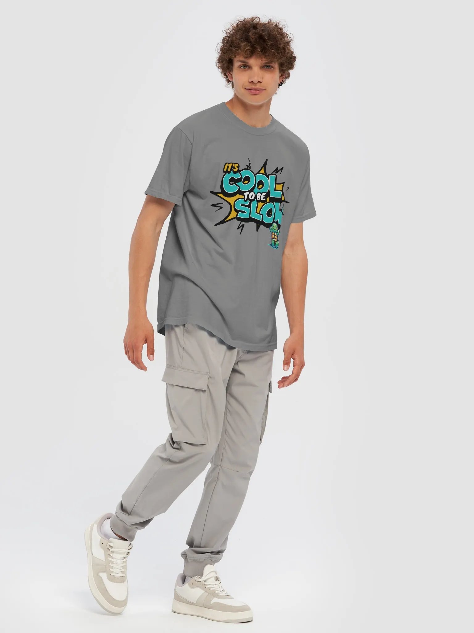 Chill Turtle: 'It's Cool to Be Slow' T-Shirt product image (25)