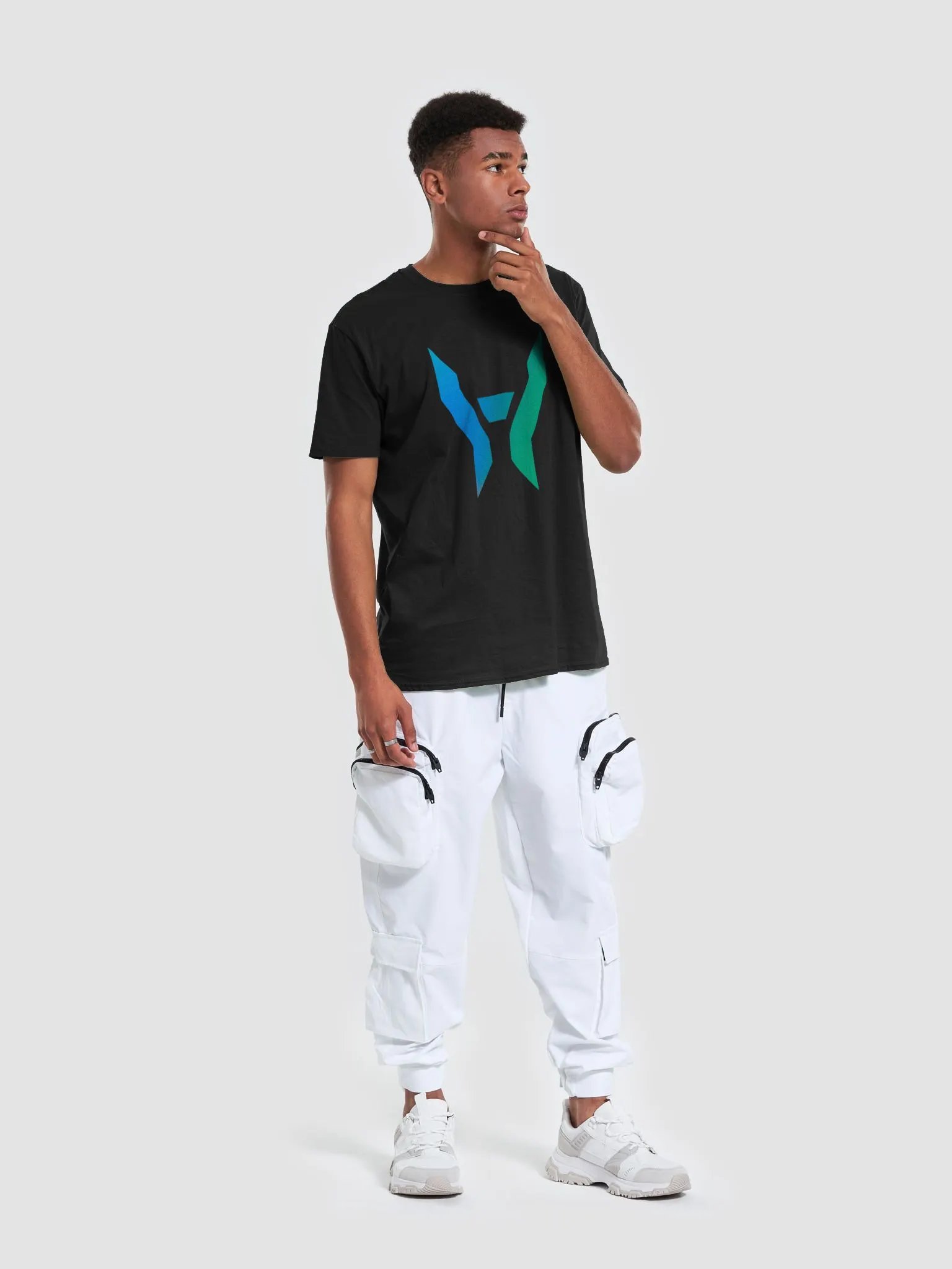 multi-color tee with logo product image (1)