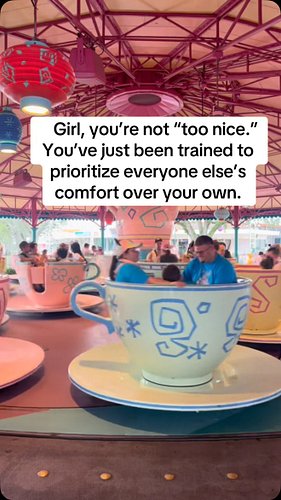 There’s a difference between being kind and constantly abandoning yourself to keep everyone else comfortable. 👏

You’re not “...