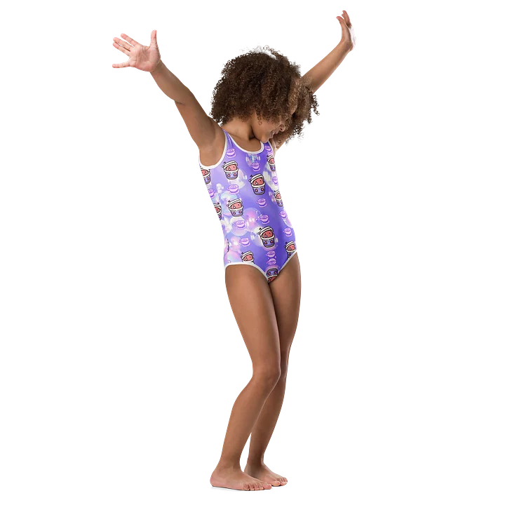 Squishy Coffee Bubbles Kids Swimsuit product image (2)