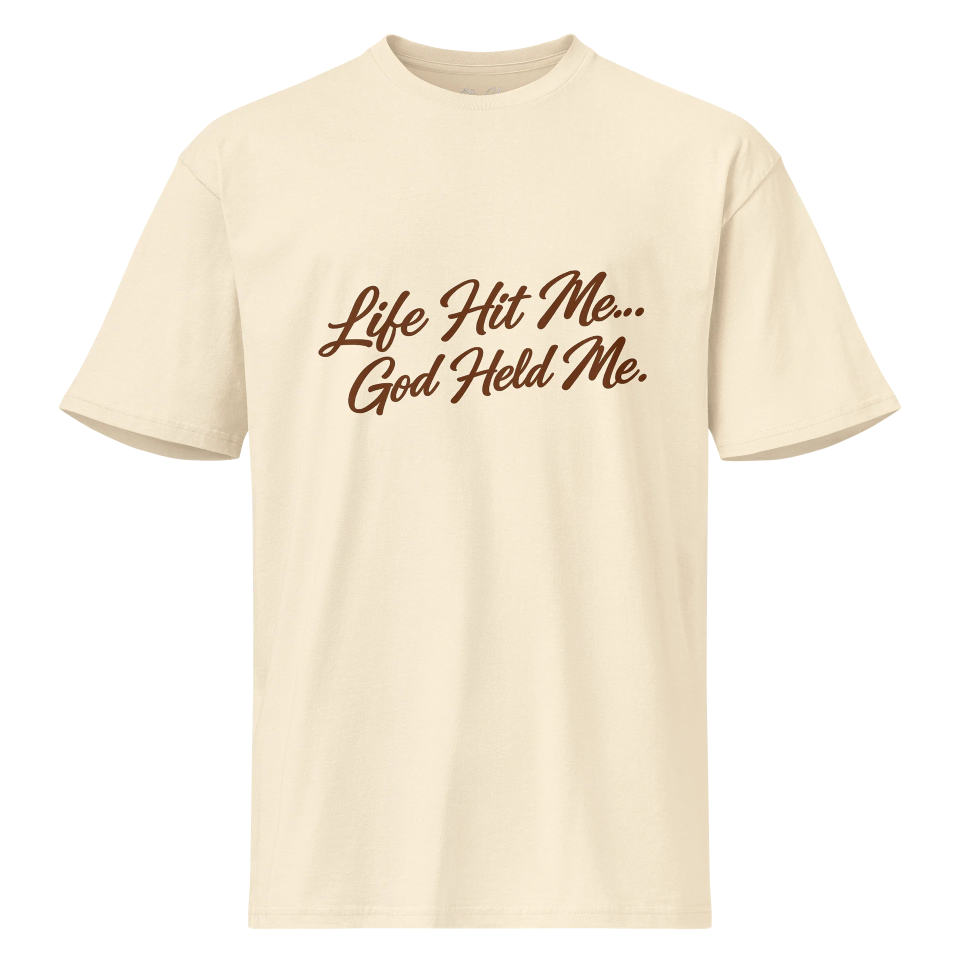 Life Hit Me God Held Me Vintage Tee product image (1)