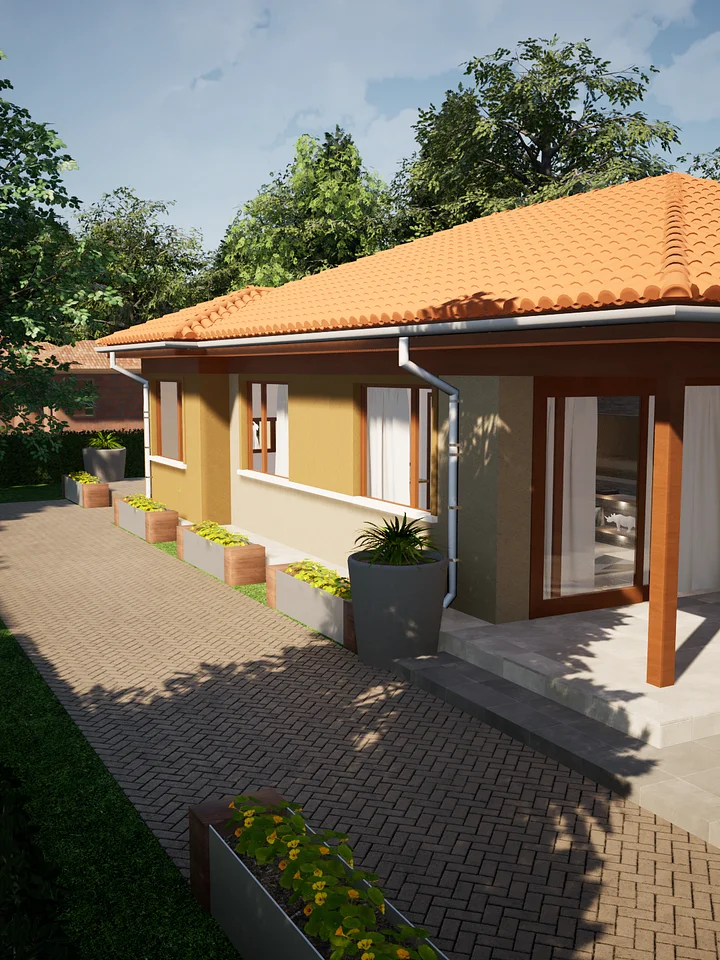 Architectural Drawings – 3-Bedroom Bungalow | DA13202A product image (2)