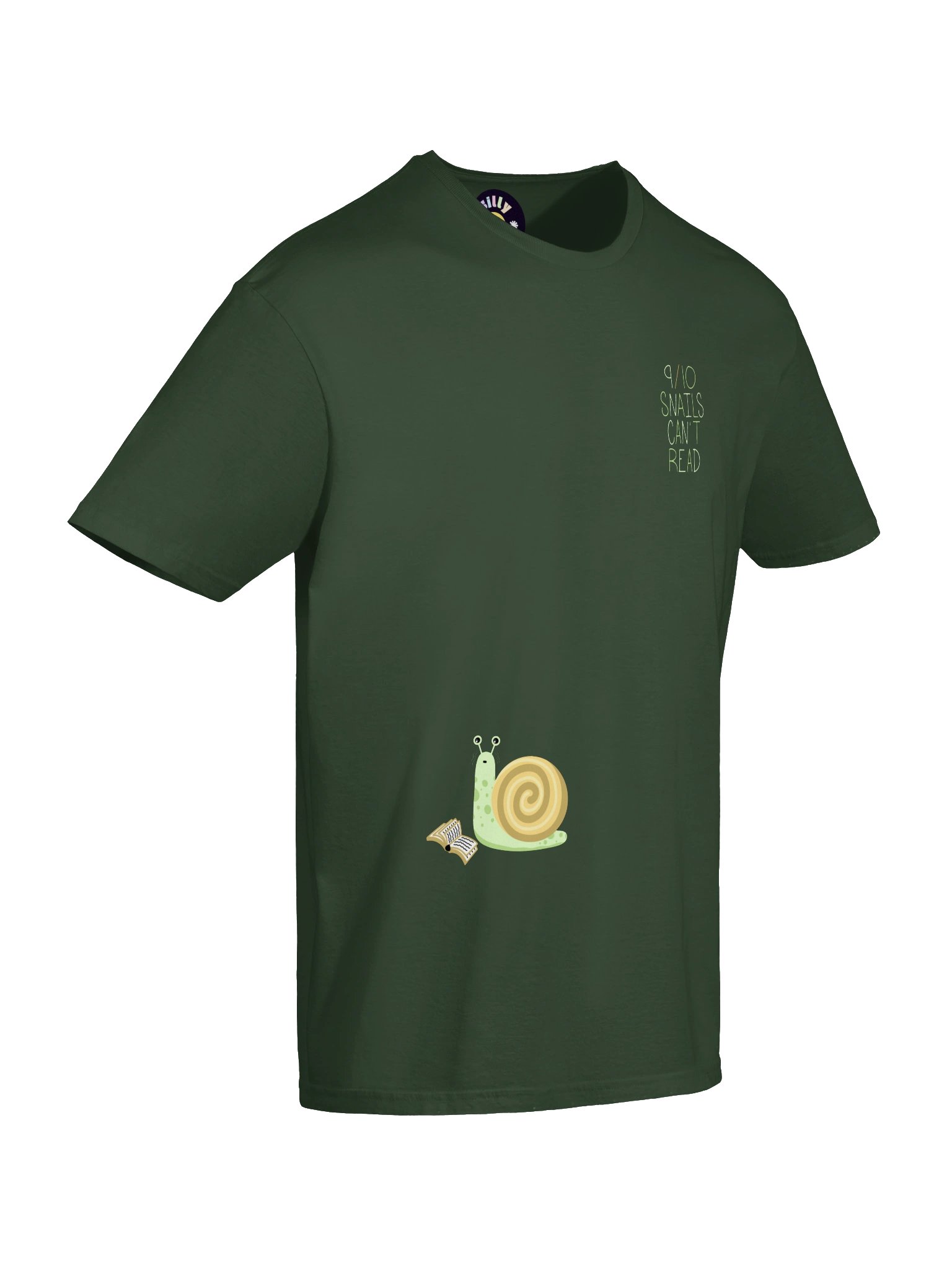9/10 Snails Can't Read - Tee product image (6)
