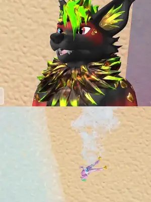 Water slide passed the safety test 🫡 #waterparksimulator #waterpark #waterslide #furry #furrygamer 