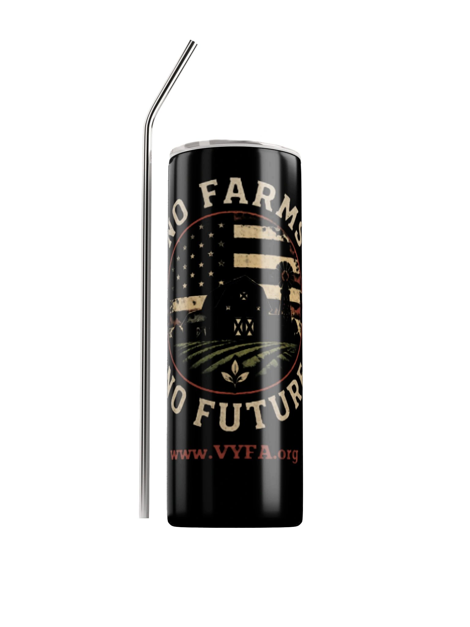 No Farms No Future Stainless Steel Tumbler product image (1)