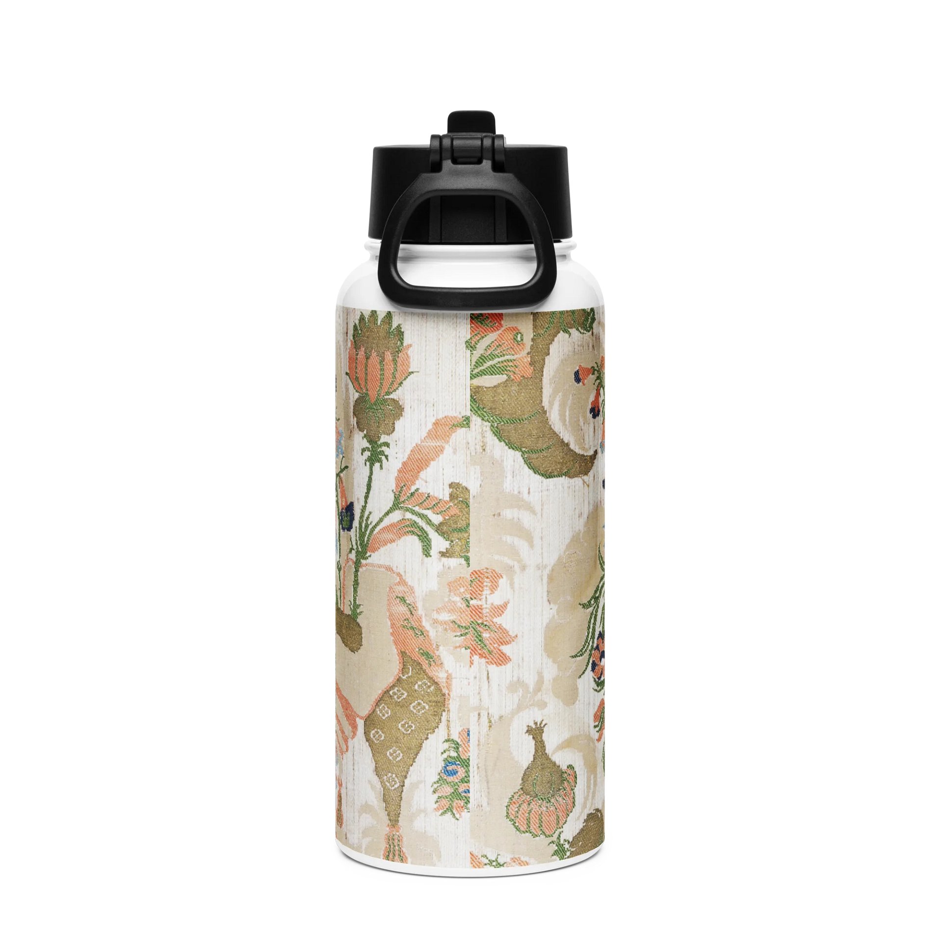 Symmetrical Floral. 32oz Stainless Steel Water Bottle product image (2)