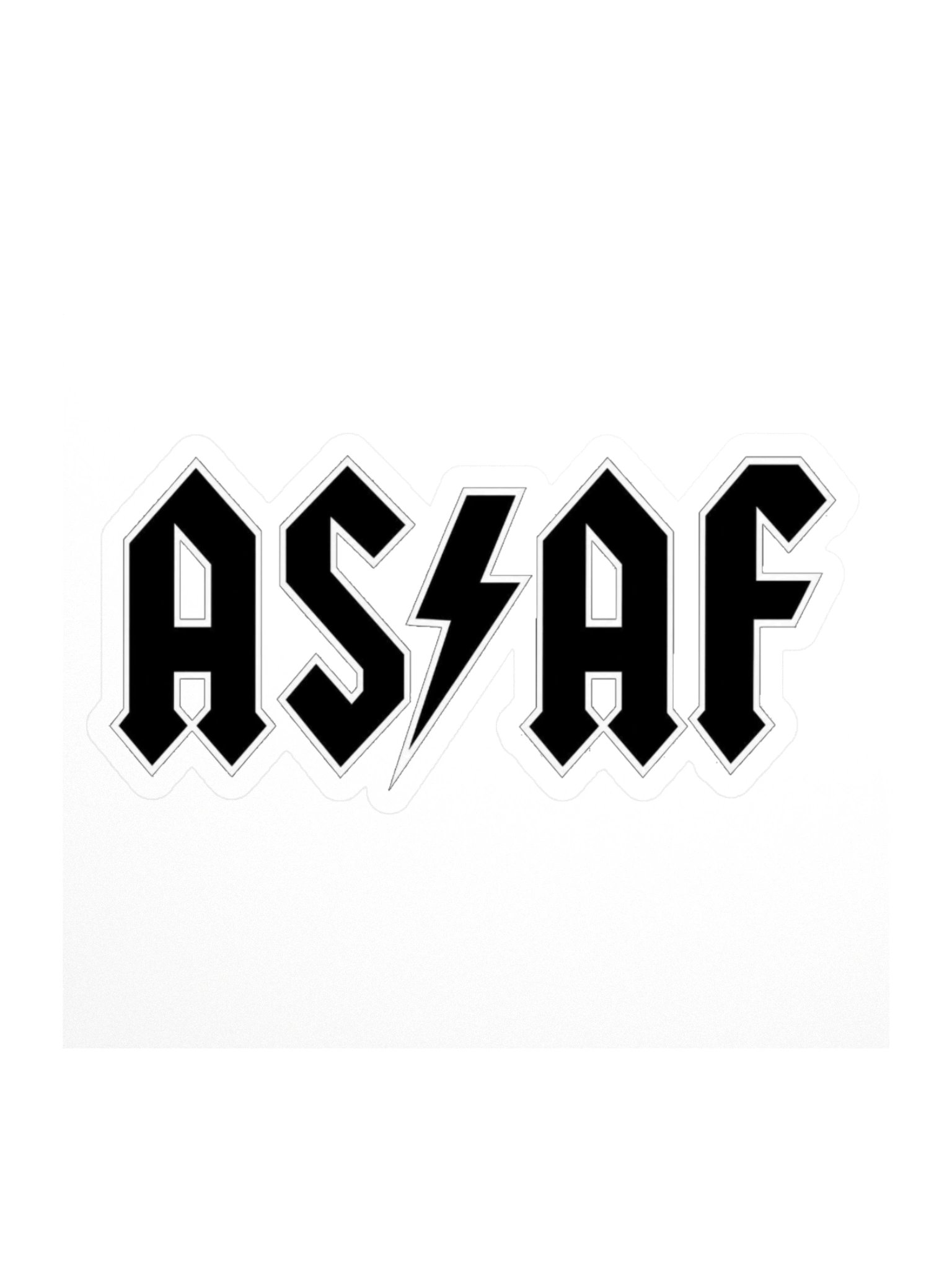 AntiSocial AF Logo Sticker product image (3)