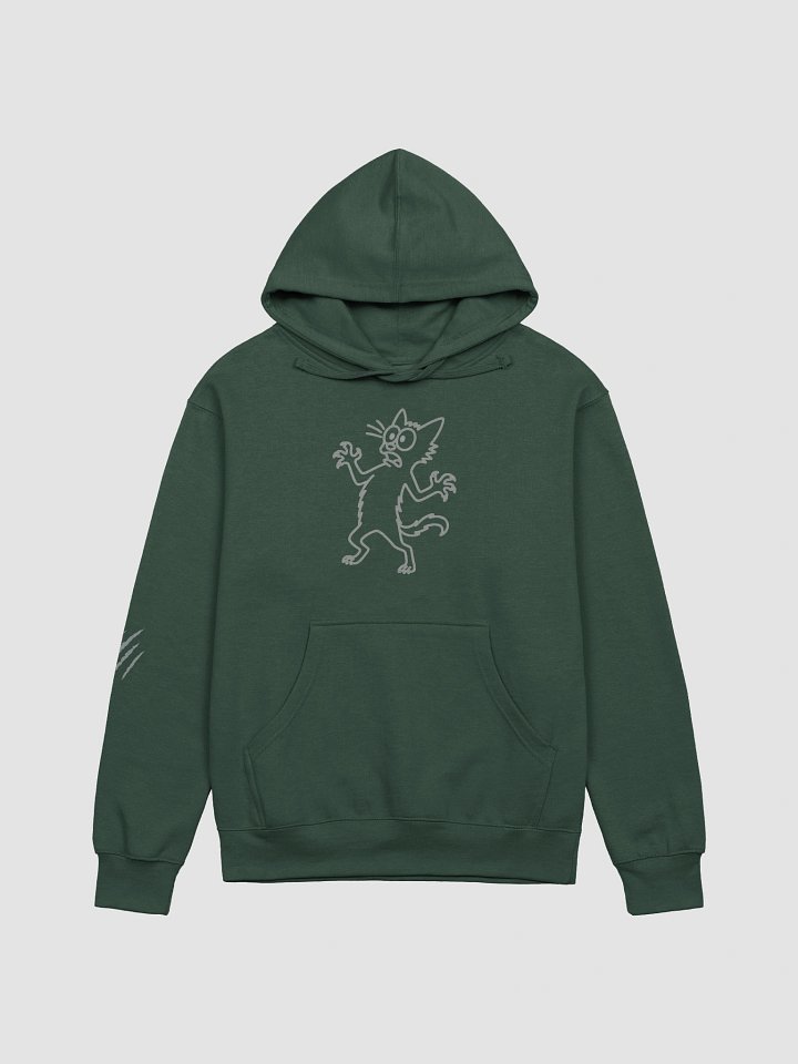 Scaredy Cat Hoodie - Cat front/Scratch sleeve product image (1)