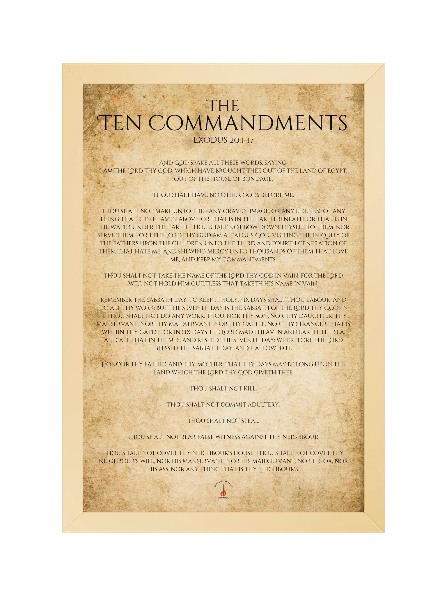 Ten Commandments Poster product image (1)