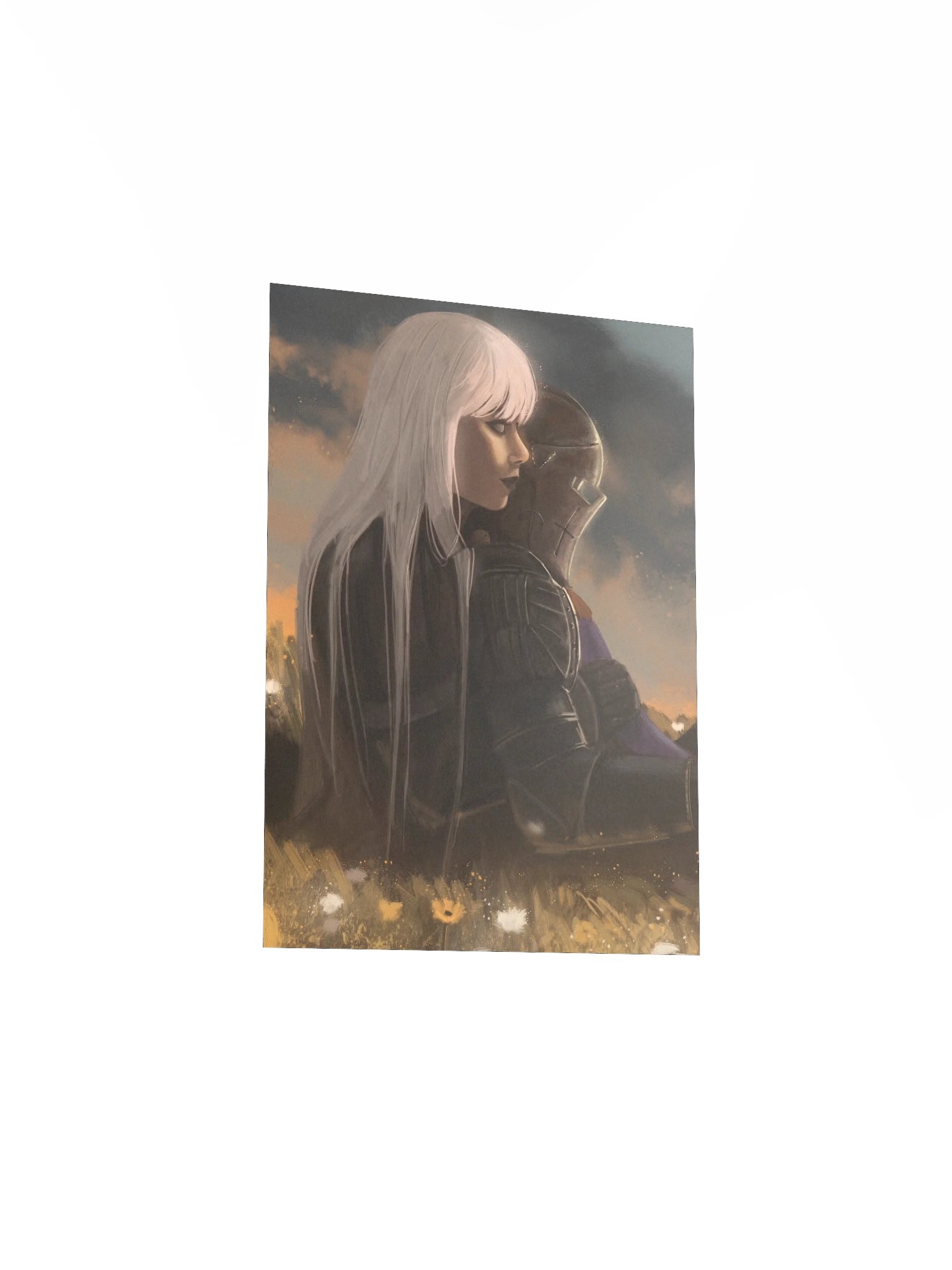 A Knight and A Girl Matte art print product image (4)