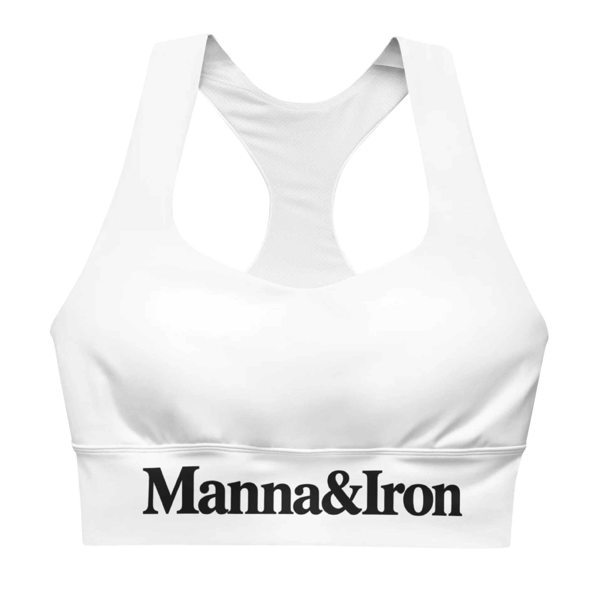 Minimalist Black Longline Sports Bra product image (1)