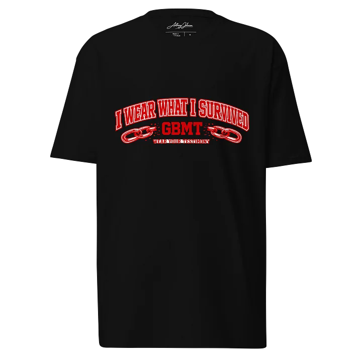 I Wear What I Survived Black GBMT Tee product image (1)