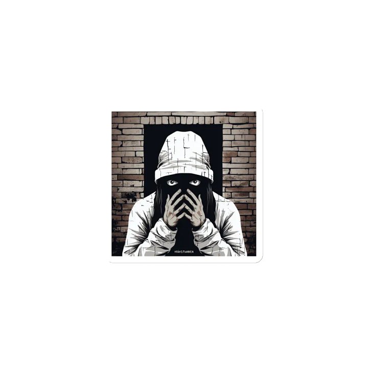 PREMIUM VINYL MAGNET ⚫️ Crow Man's Pensive Reverie product image (1)