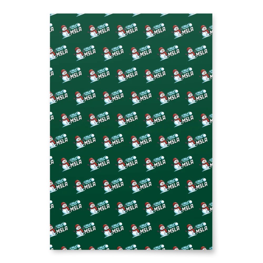 MSLA Holiday Wrapping Paper Sheets product image (4)