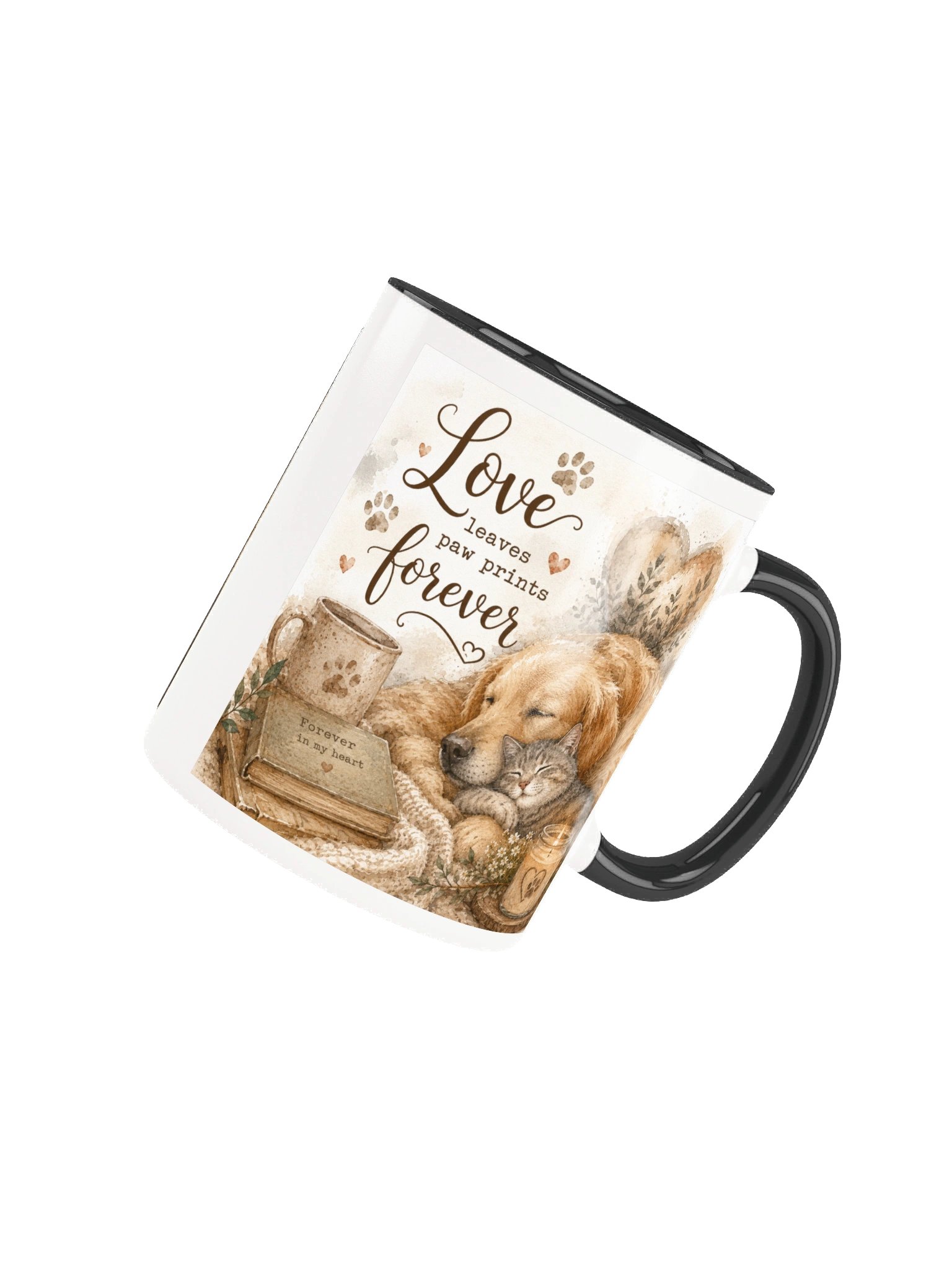 Love Leaves Paw Prints Mug product image (4)