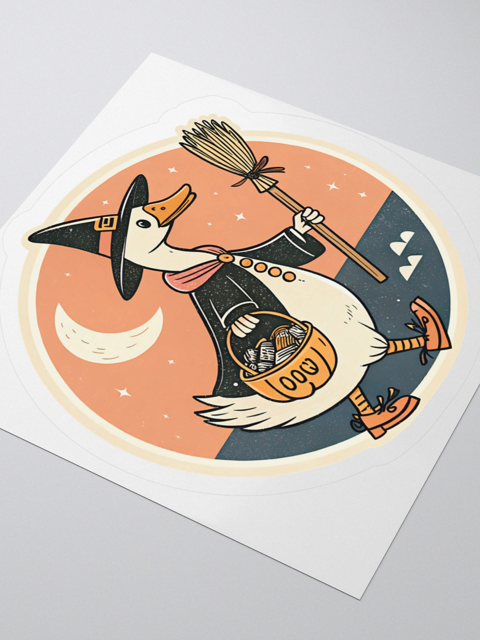 Witchy Goose Kiss Cut Stickers product image (8)