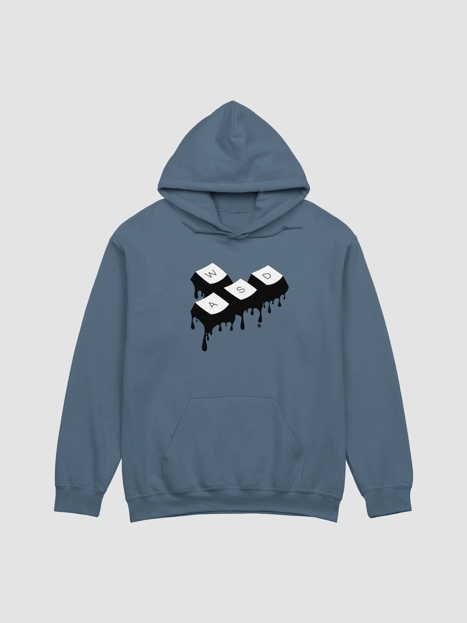 Women Hoodie - WASD B&W Drip Keys product image (1)