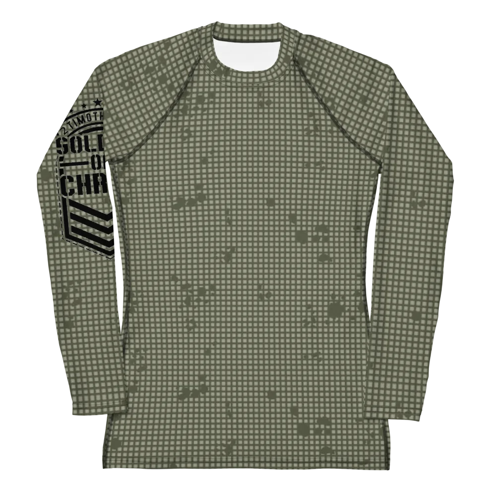 Faithful Camo: Women's Rash Guard - Desert Night Camo product image (1)