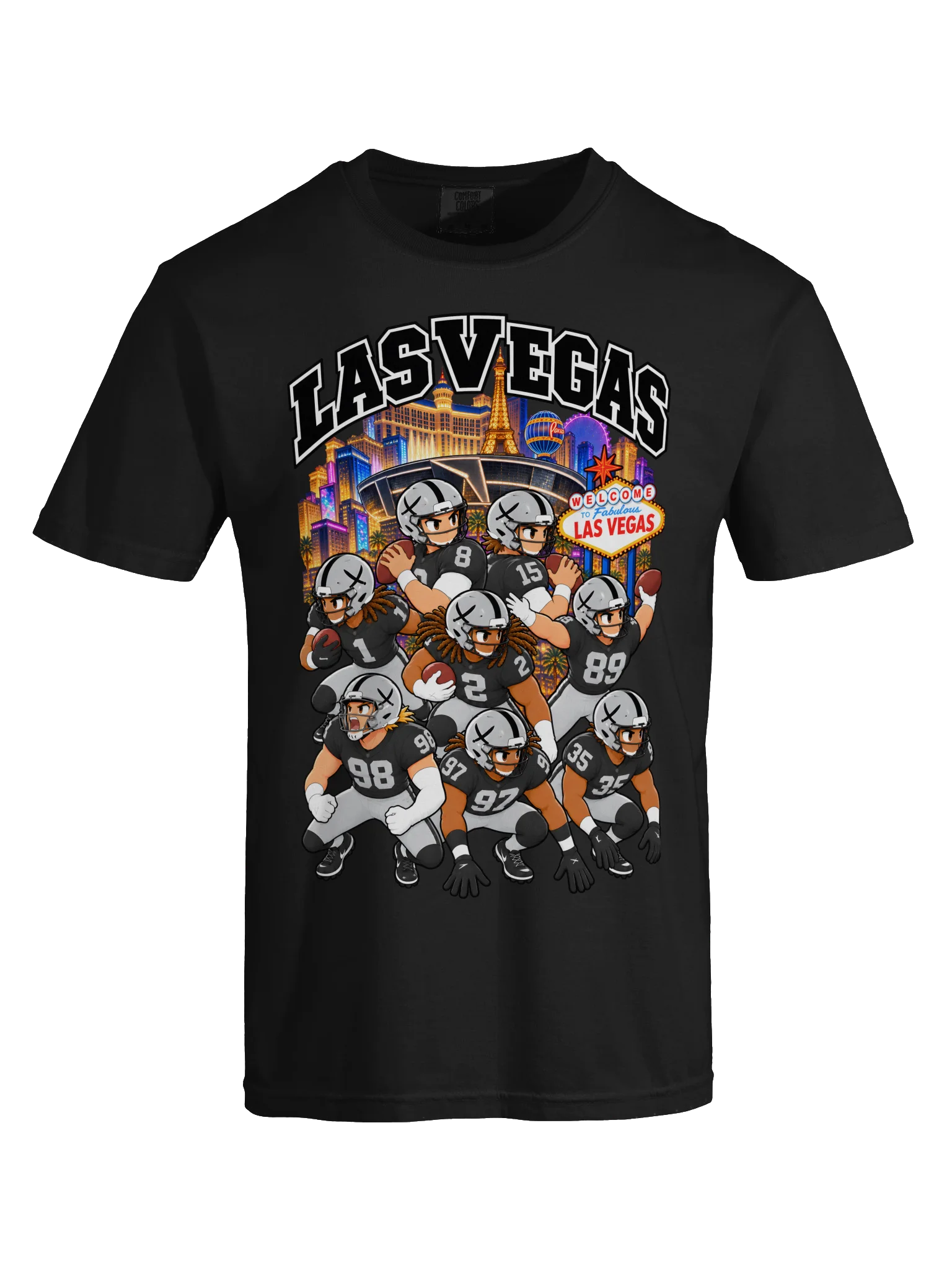 Las Vegas Football 2026 Animated Player T-Shirt product image (25)