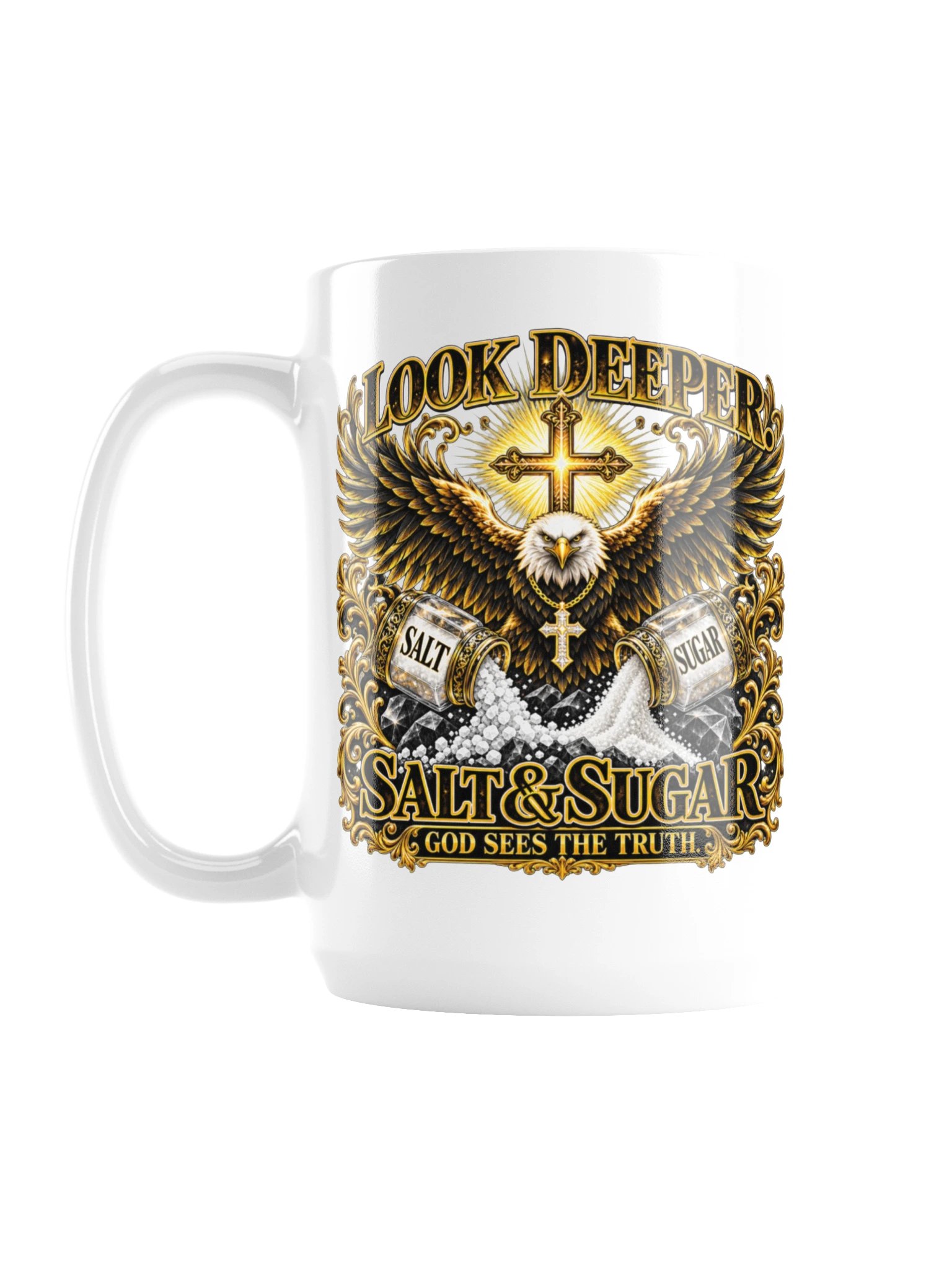 RBF Look Deeper Salt & Sugar Two-Sided Coffee Mug product image (7)