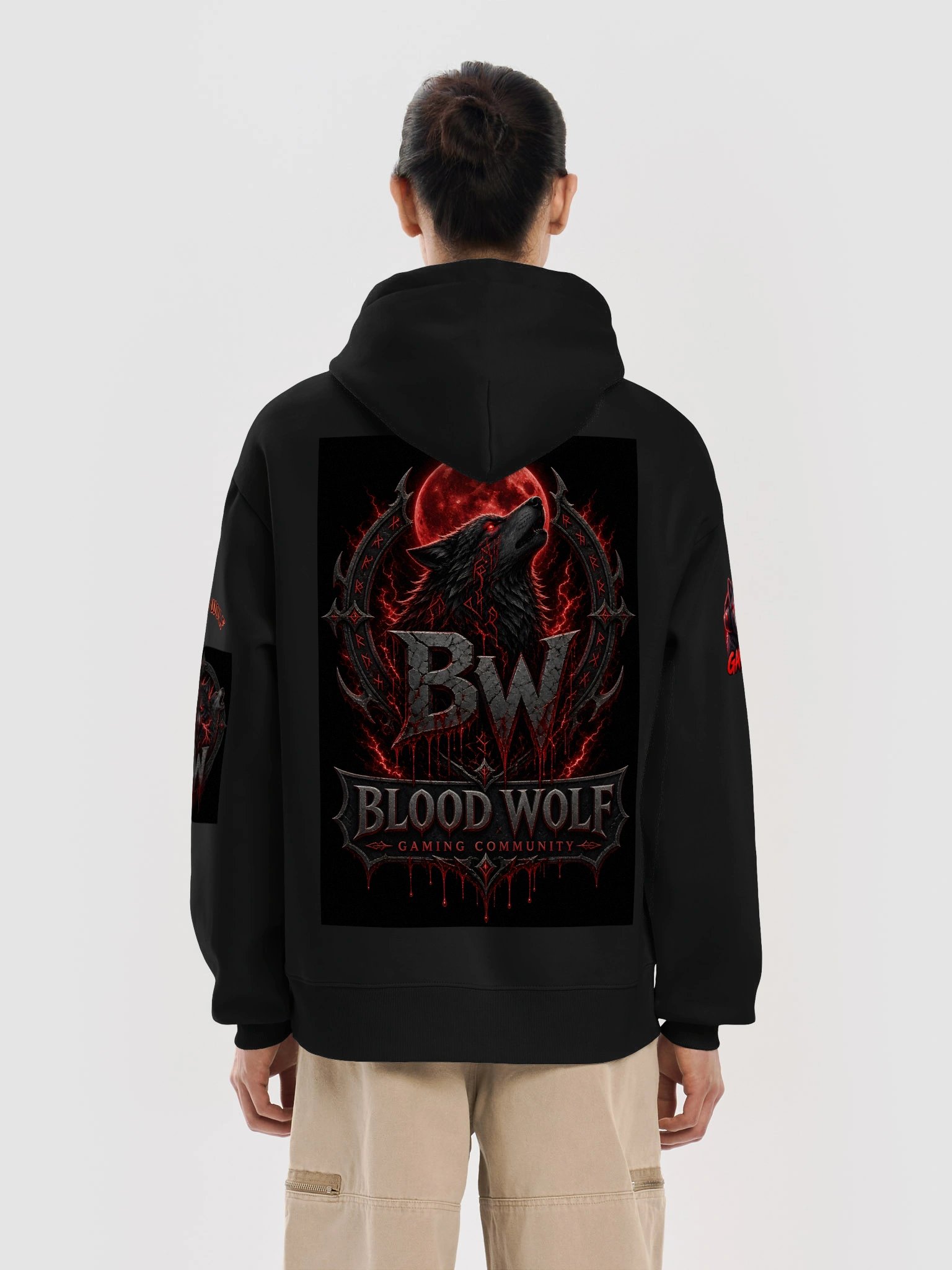 Blood Wolf Gaming Hoodie product image (26)