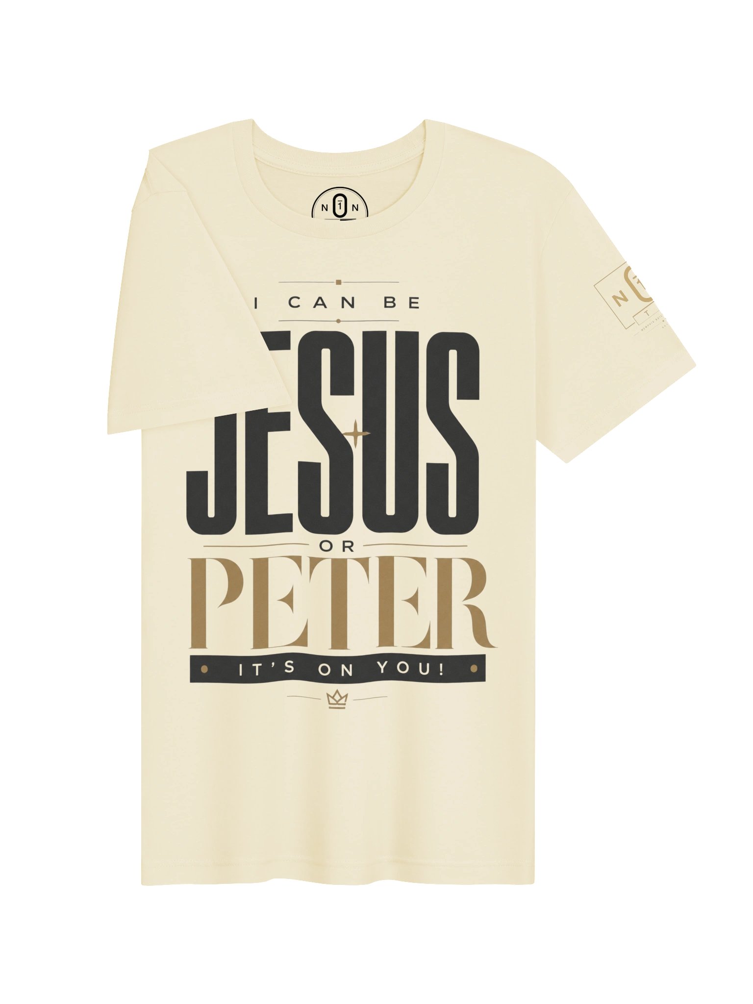 I Can Be Jesus or Peter Typographic Tee™ product image (3)